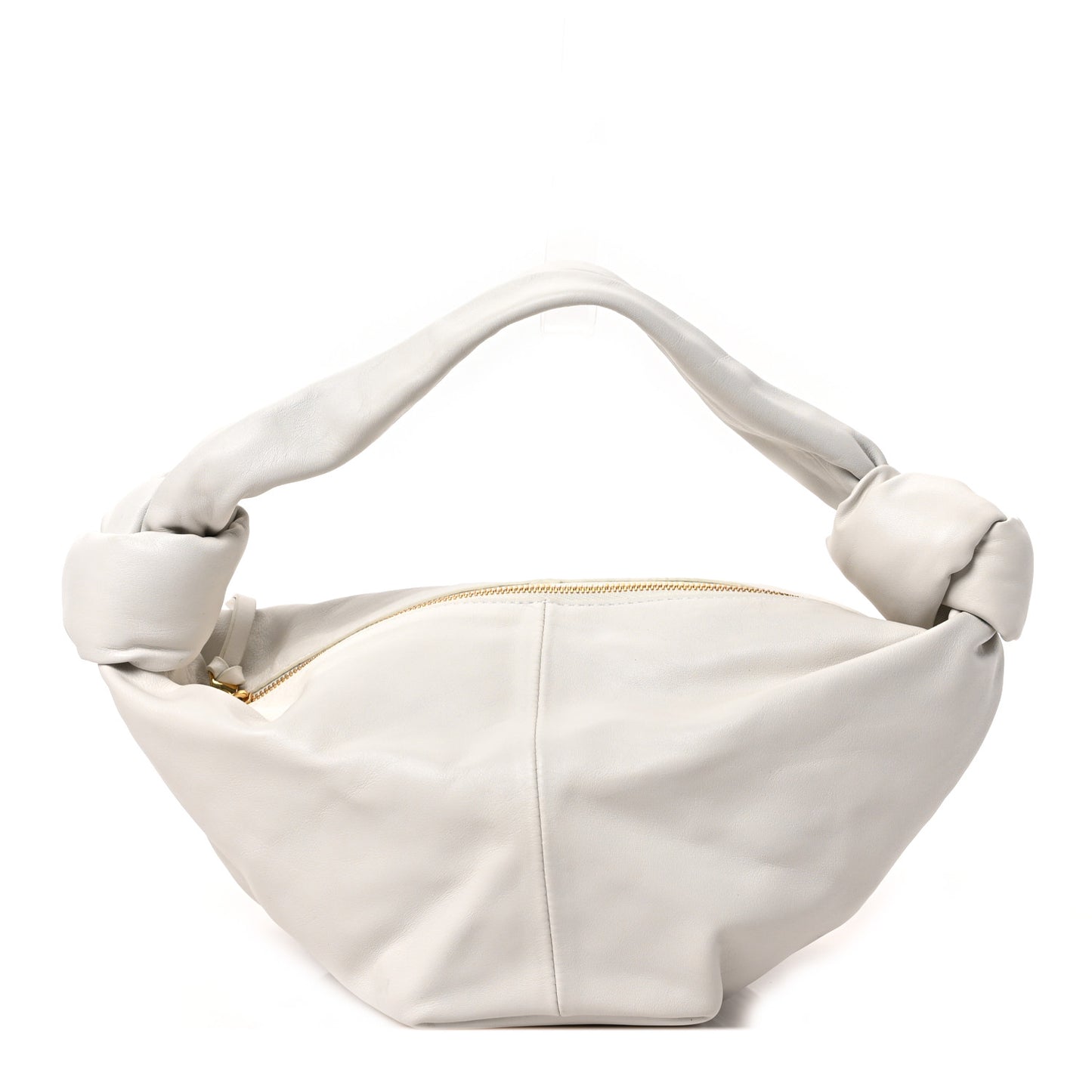 Calfskin Mini Double Knot Bag White