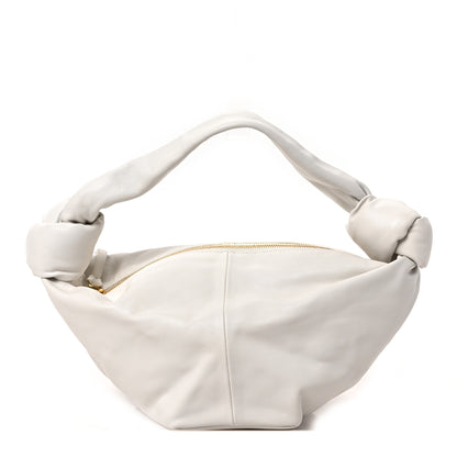 Bottega Veneta Calfskin Mini Double Knot Bag White 1 of 9