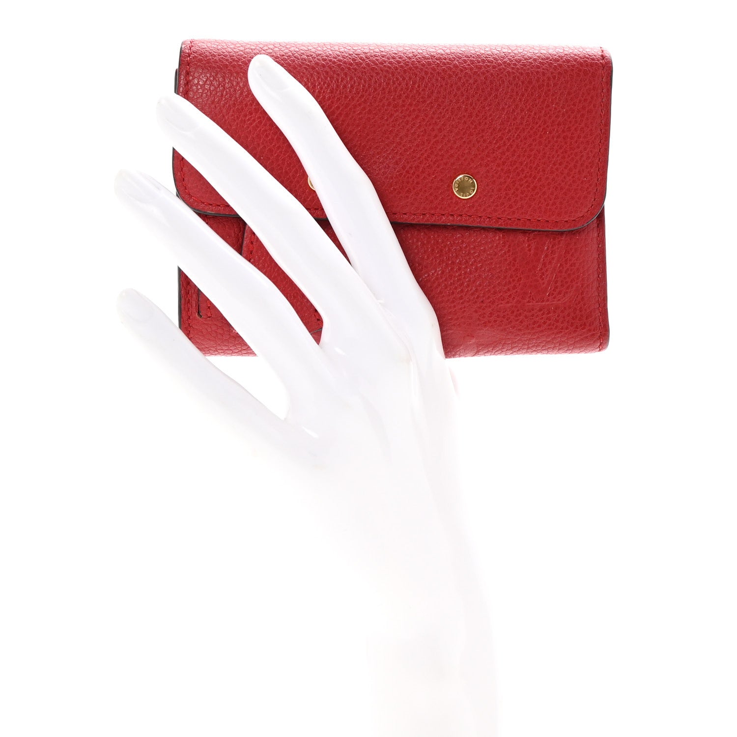Louis Vuitton Empreinte Pont-Neuf Compact Wallet Cherry 2 of 7