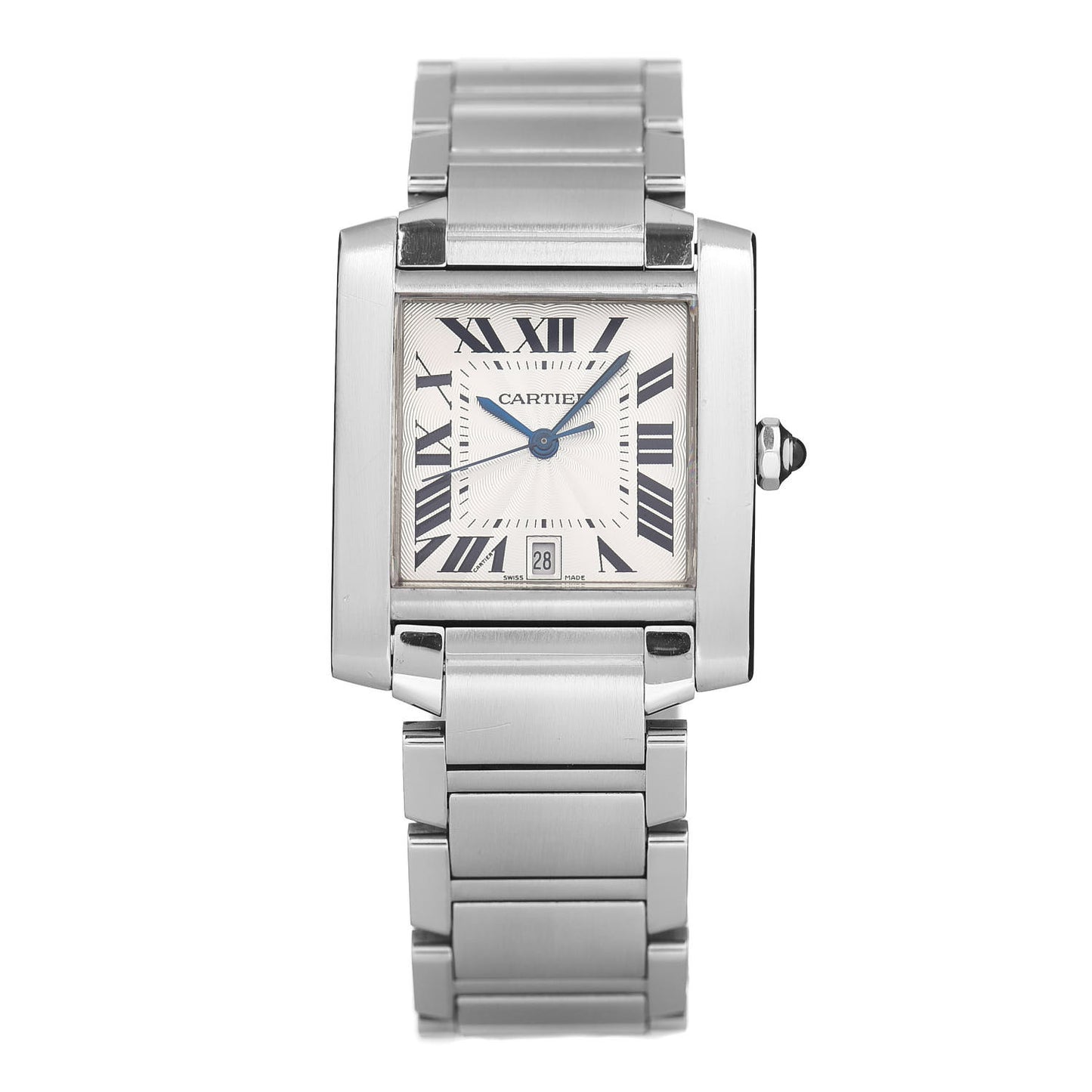 Stainless Steel 28mm Tank Francaise Automatic Watch