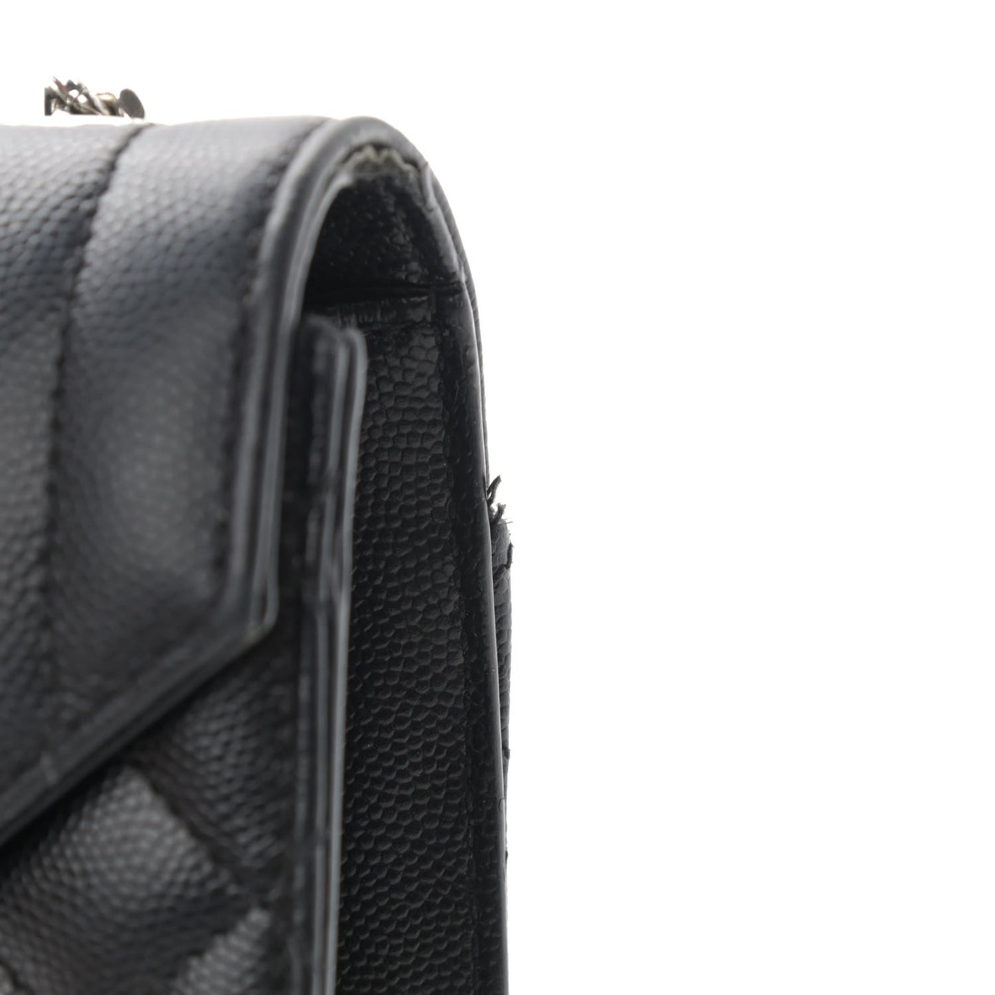Grain De Poudre Tri-Quilt Small College Monogram Satchel Black