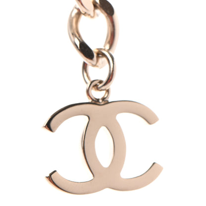 Chanel Metal Lambskin Chain Micro Bag Necklace Gold Black 5 of 6