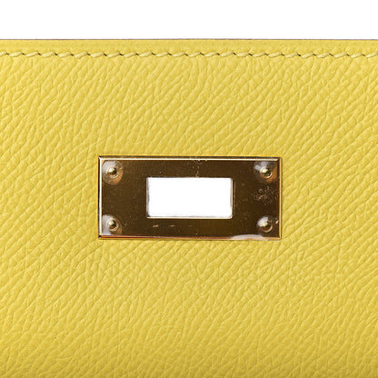 Hermes Epsom Kelly Sellier 28 Lime 23 of 36