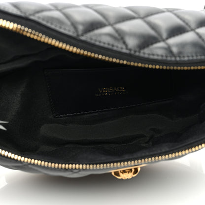 Versace Nappa Quilted Medusa Belt Bag Black 5 of 9