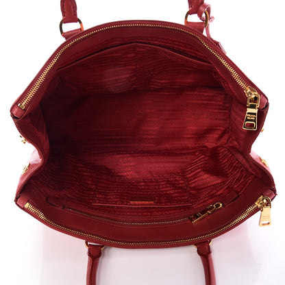 Prada Saffiano Large Galleria Double Zip Tote Fuoco 5 of 10