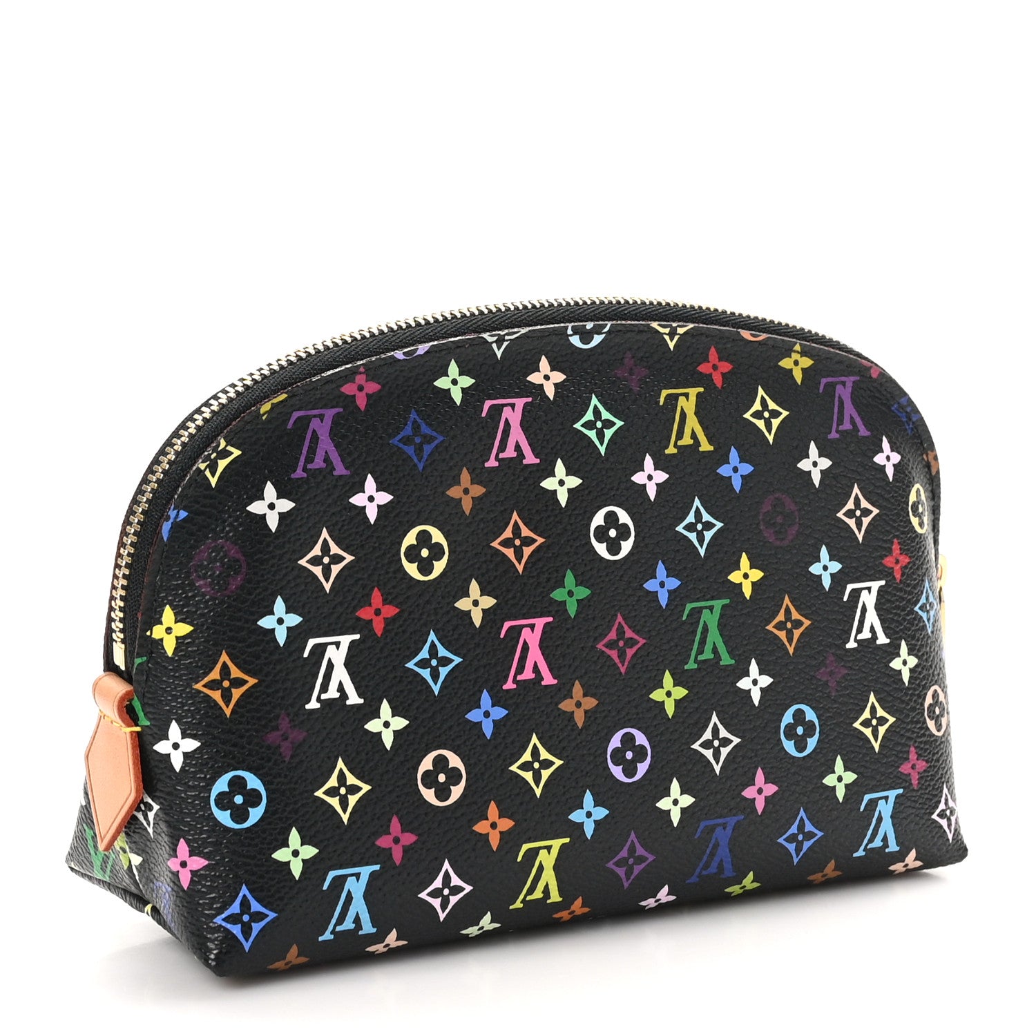 Louis Vuitton Monogram Multicolor Cosmetic Pouch Black Grenade 3 of 7