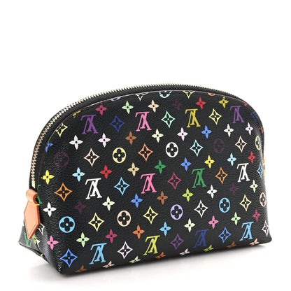 Louis Vuitton Monogram Multicolor Cosmetic Pouch Black Grenade 3 of 7