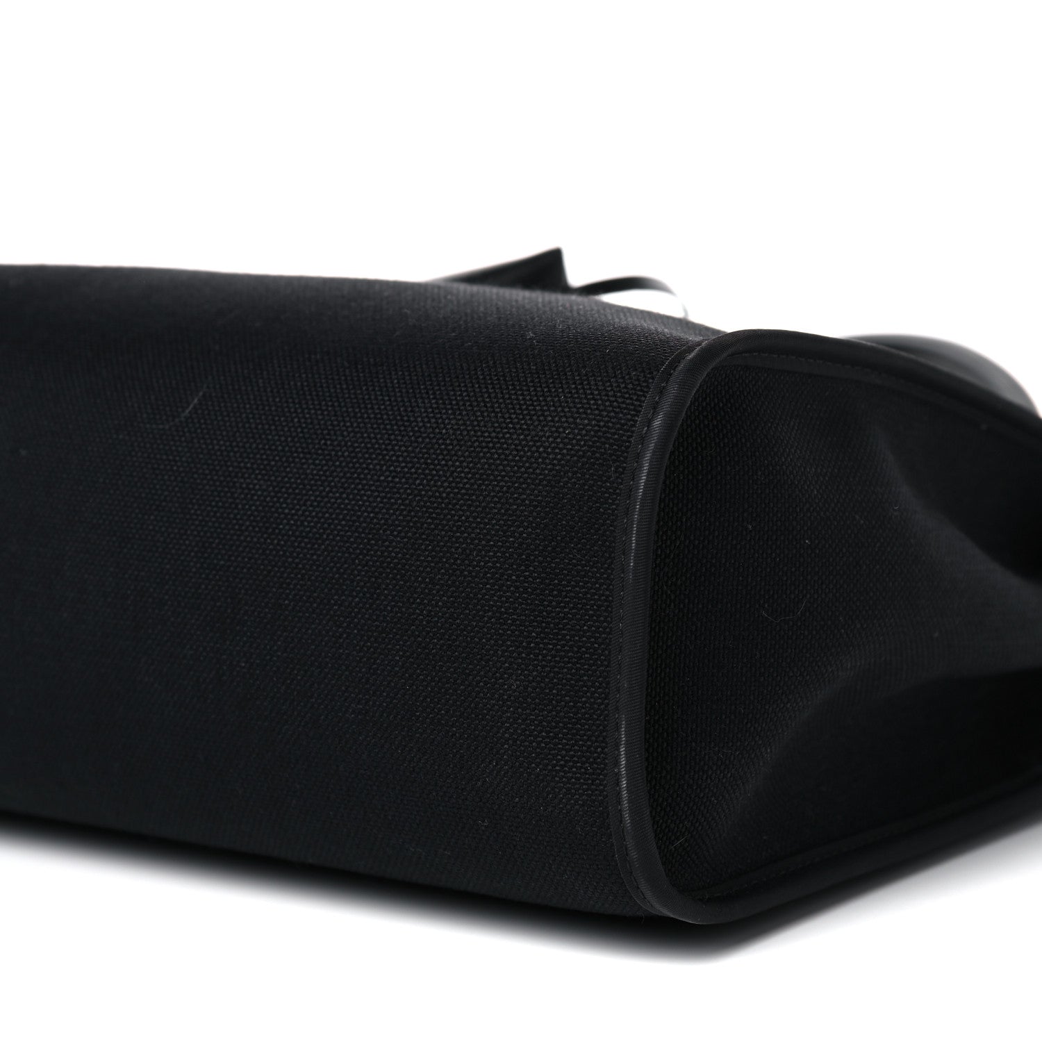 Hermes Military Toile Vache Hunter Herbag Zip PM 31 Black 10 of 14