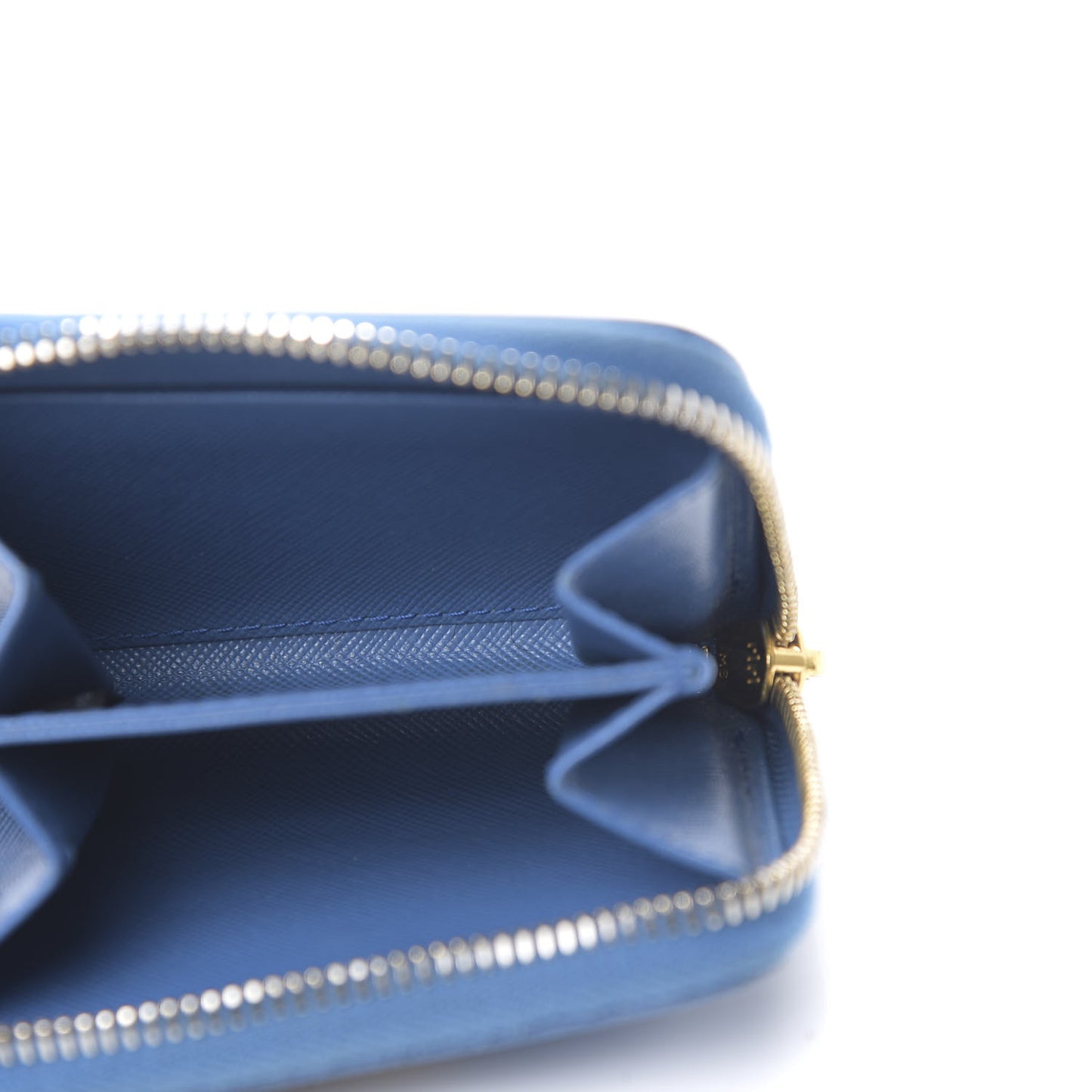 Saffiano Metal Coin Purse Cobalto
