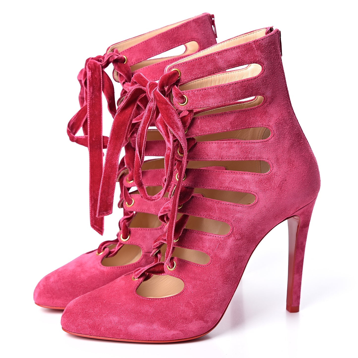 Veau Velours Spinetita 100 Ankle Boots 38.5 LouLou