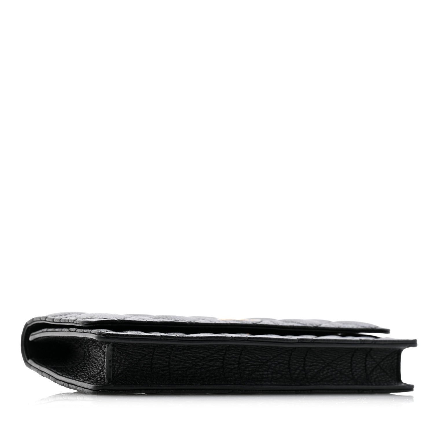Christian Dior Supple Calfskin Cannage Caro Belt Pouch with Chain Black 4 of 14