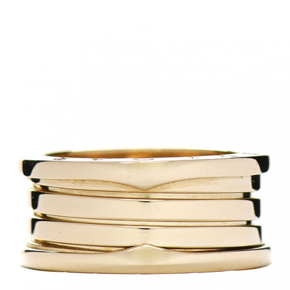 Bulgari 18K Yellow Gold B.Zero1 Four-Band Ring 59 8.75 1 of 5