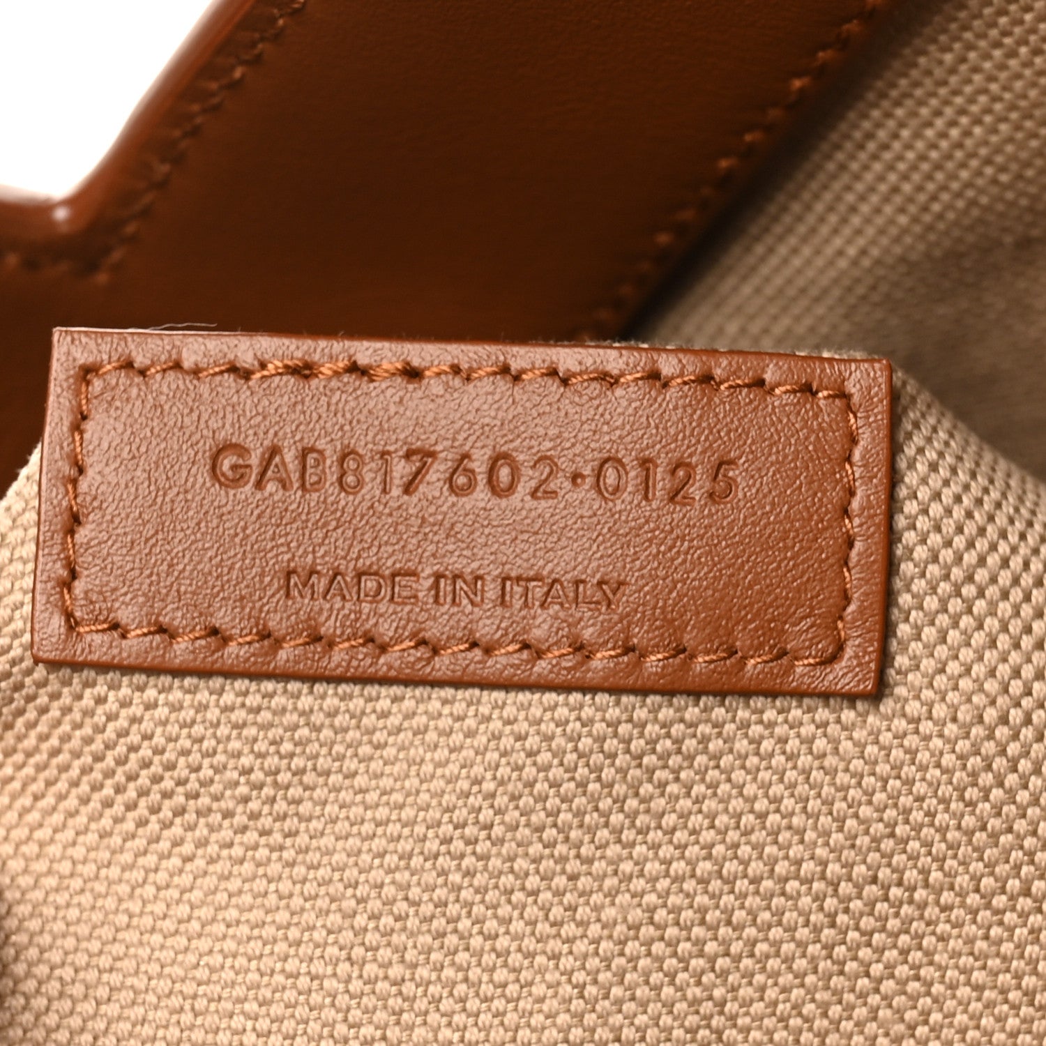 Saint Laurent Canvas Calfskin Y Tote Desert Dust Brick 7 of 10