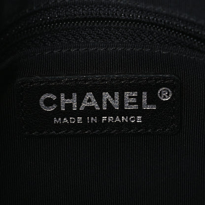Chanel Aged Calfskin Quilted Large Working Vibe Camera Case Black 6 of 10