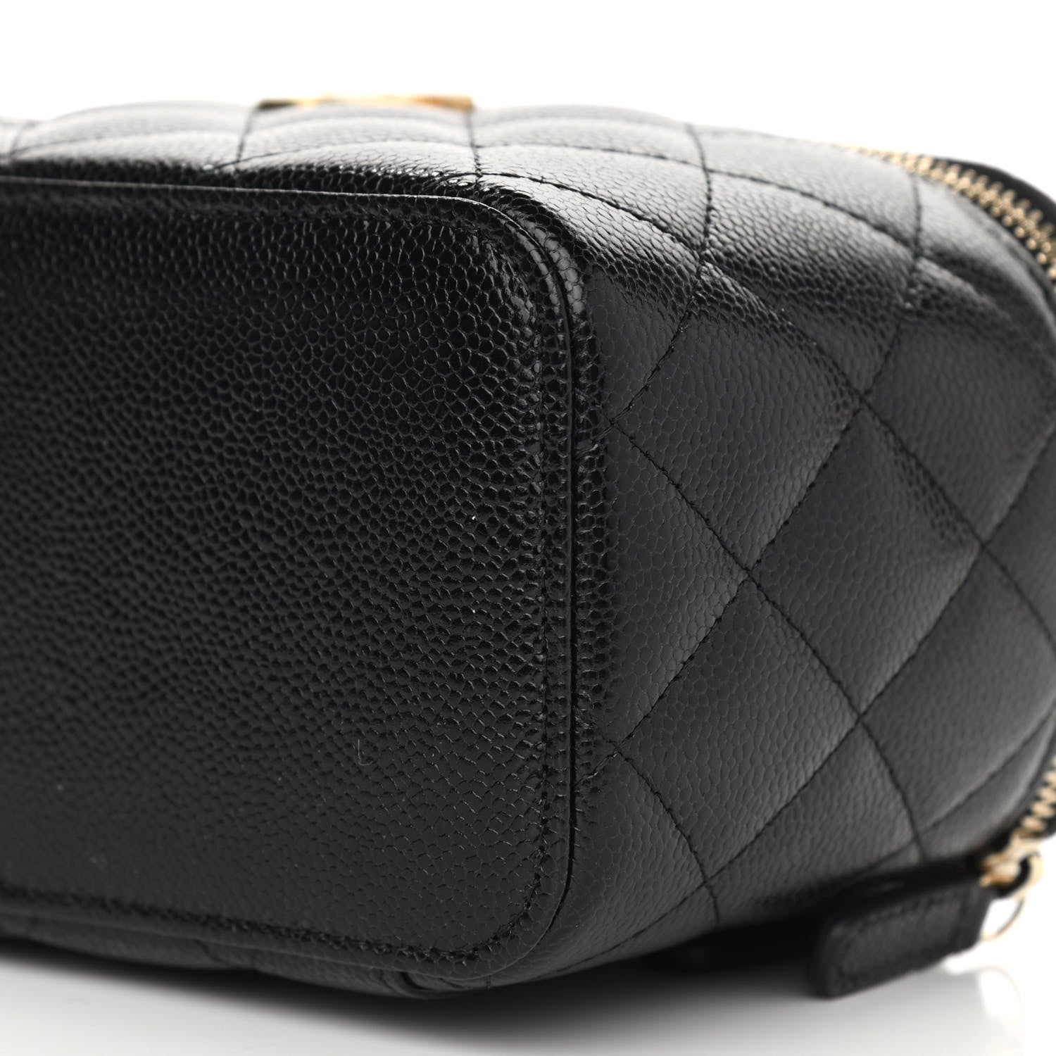 Chanel Shiny Caviar Quilted Pick Me Up Vanity Case Black 11 of 12