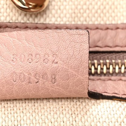 Gucci Pebbled Calfskin Medium Soho Chain Shoulder Bag Dark Cipria 11 of 14