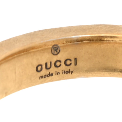 Gucci Feline Head Ring 70 13 Aged Gold 4 of 4