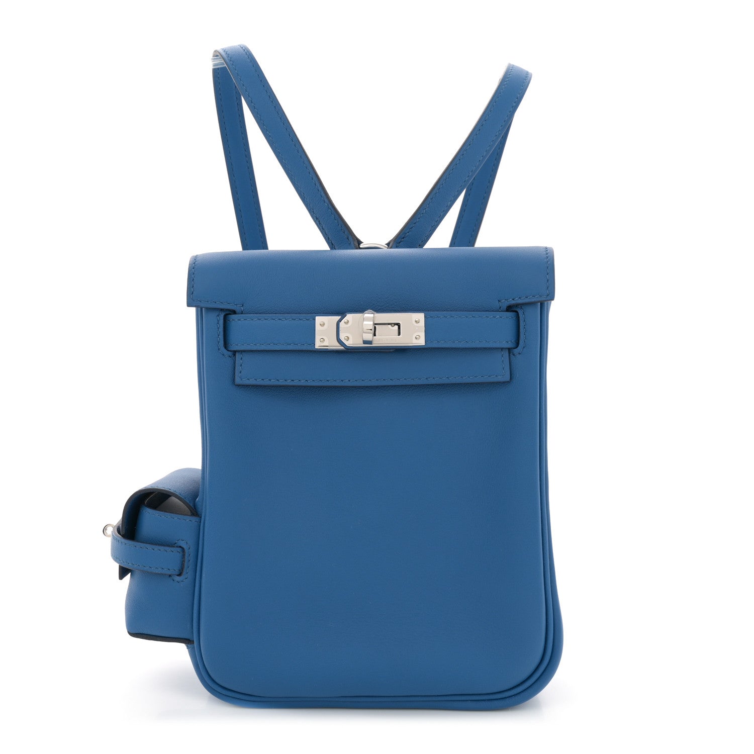 Hermes Swift Kelly Jump Backpack Bleu France 1 of 11