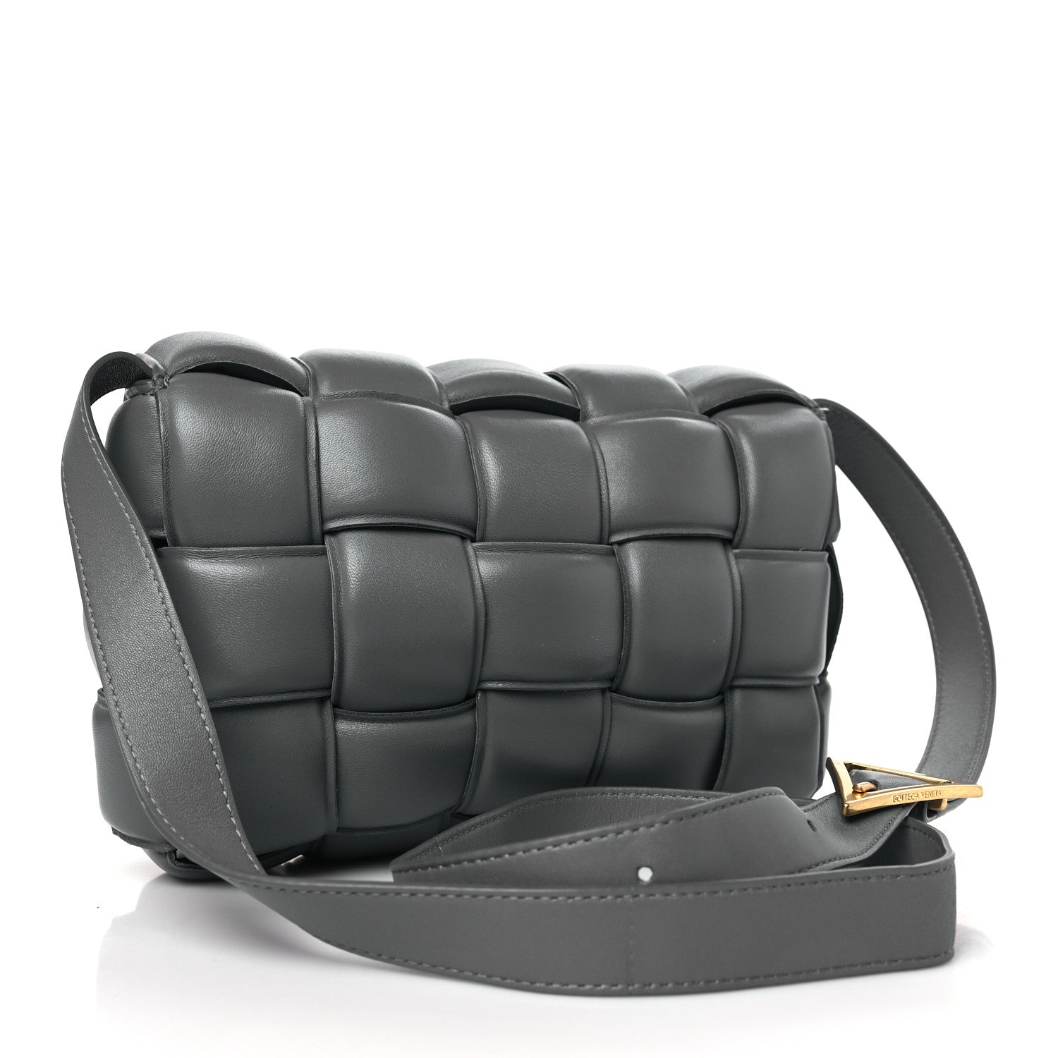 Bottega Veneta Nappa Maxi Intrecciato Padded Cassette Crossbody Bag Thunder 3 of 8