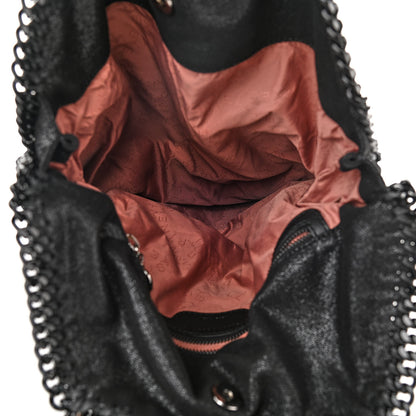 Stella McCartney Shaggy Deer Falabella Fold Over Tote Black 5 of 9