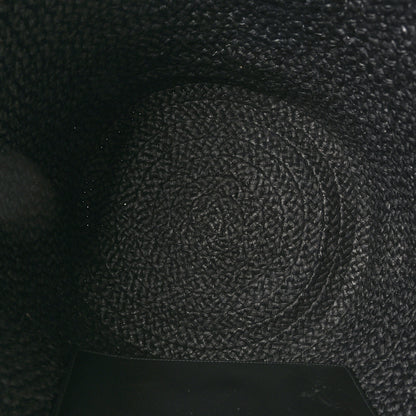 Saint Laurent Raffia Medium Panier Bag Black 5 of 9