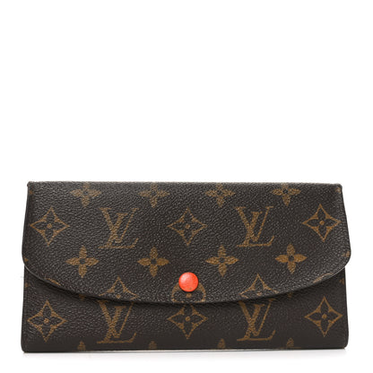 Louis Vuitton Monogram Emilie Wallet Poppy 1 of 6