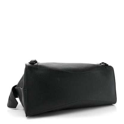 Balenciaga Grained Calfskin Neo Classic Black Hardware Large Top Handle Bag Black 4 of 21