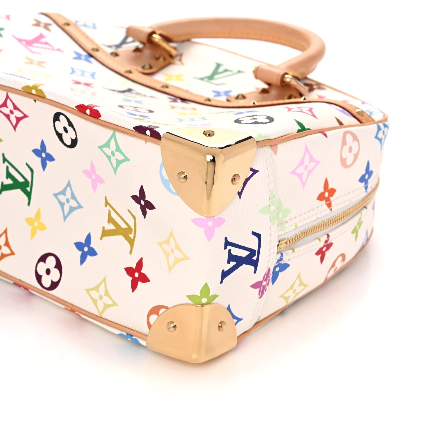 Monogram Multicolor Trouville White