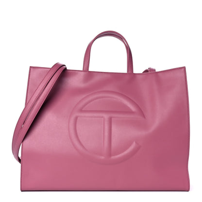 Telfar Vegan Leather Large Shopping Bag Corned Beef 1 of 13