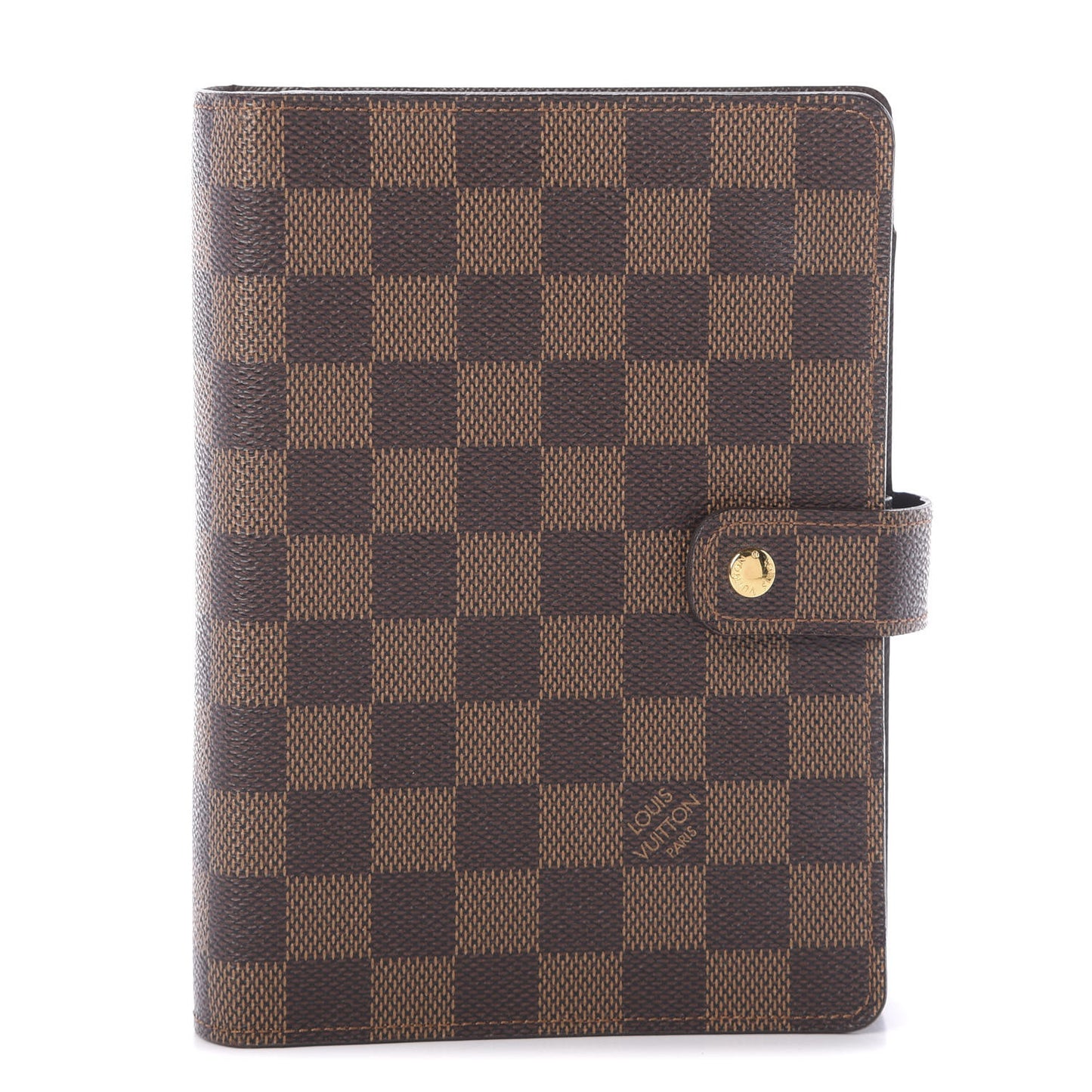 Damier Ebene Medium Ring Agenda Cover