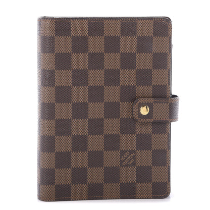Louis Vuitton Damier Ebene Medium Ring Agenda Cover 1 of 6