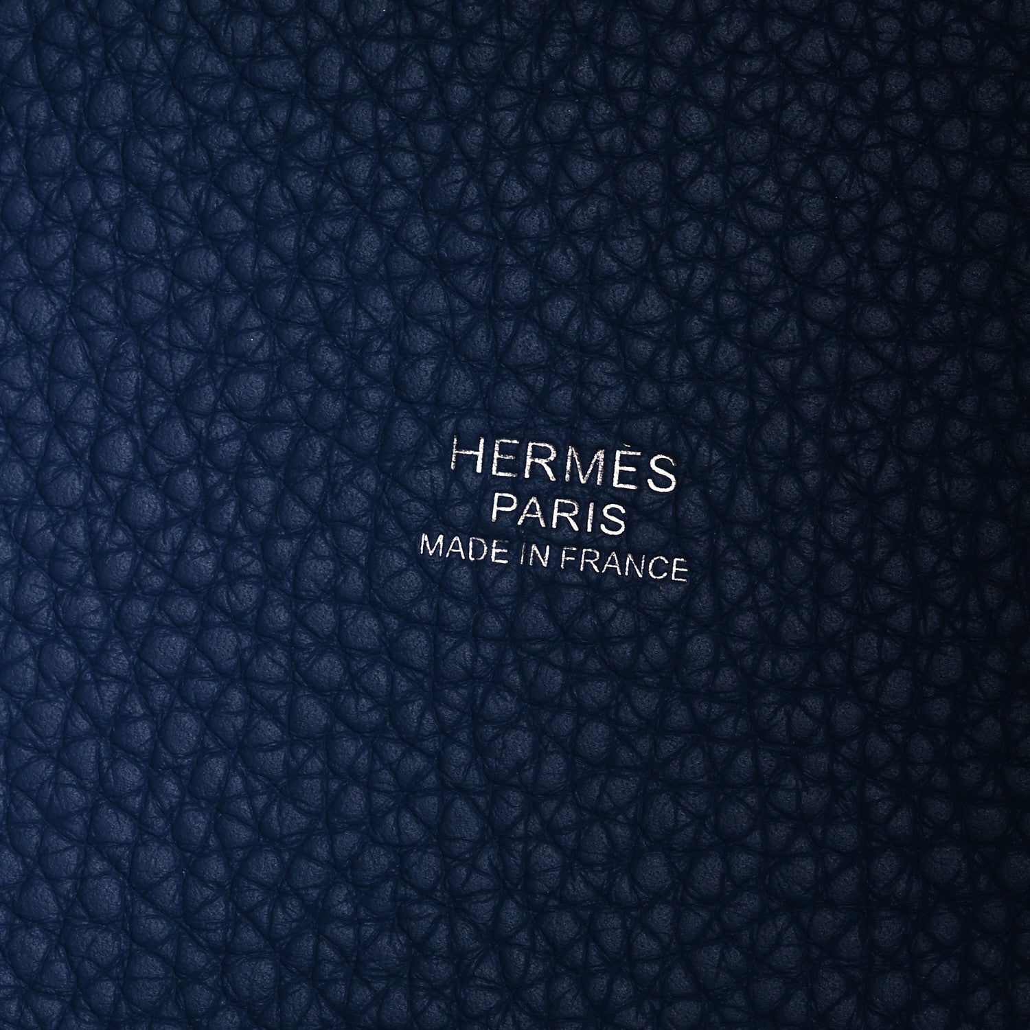 Hermes Taurillon Clemence Casaque Picotin Lock 22 MM Bleu Saphir Bleu Brighton 6 of 10