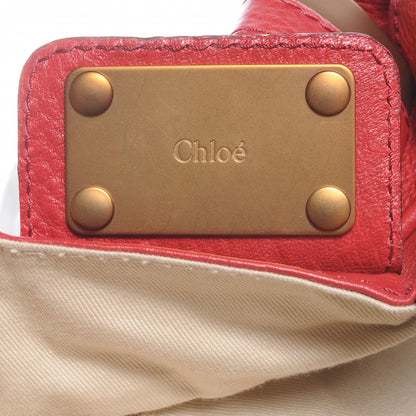Chloe Leather Paddington Tote Red 6 of 8