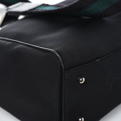 Gucci Canvas Web Tote Bag Black 9 of 10