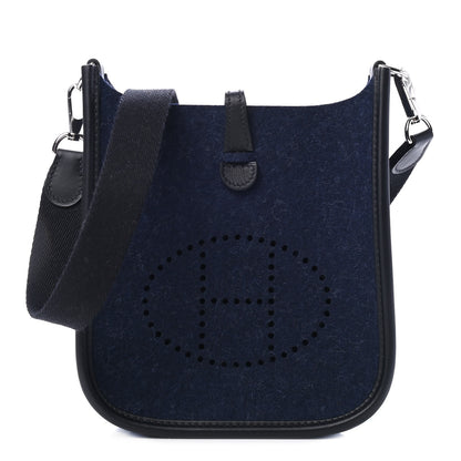 Hermes Feutre Swift Evelyne TPM Bleu Nuit Black 1 of 4