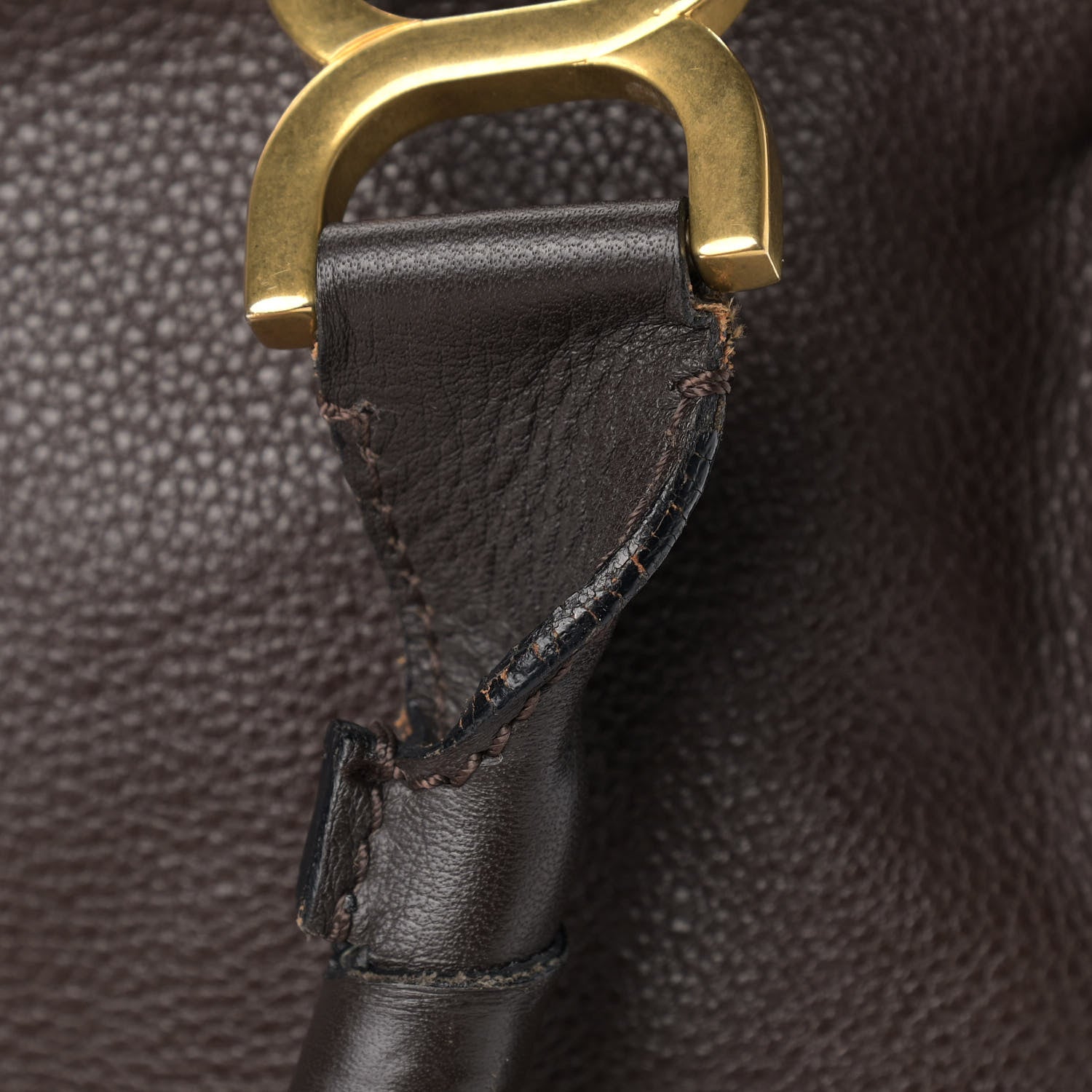 Chloe Calfskin Large Marcie Satchel Truffle 10 of 15