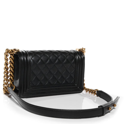 Chanel Lambskin Quilted Small Boy Flap Black 3 of 7