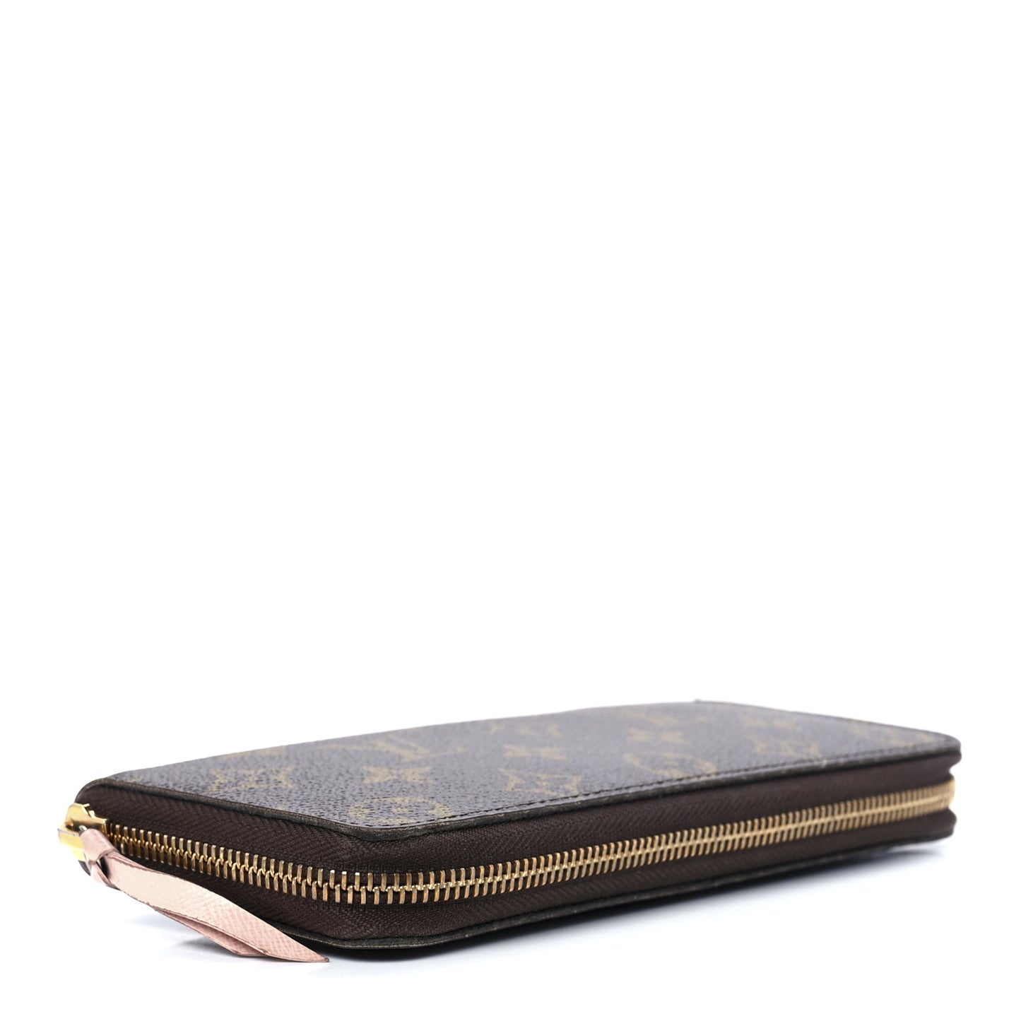 Monogram Clemence Wallet Rose Ballerine
