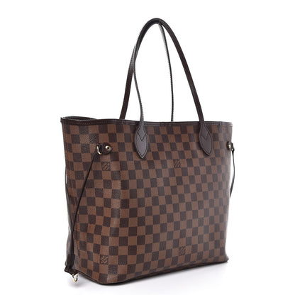 Louis Vuitton Damier Ebene Neo Neverfull MM Rose Ballerine 3 of 11