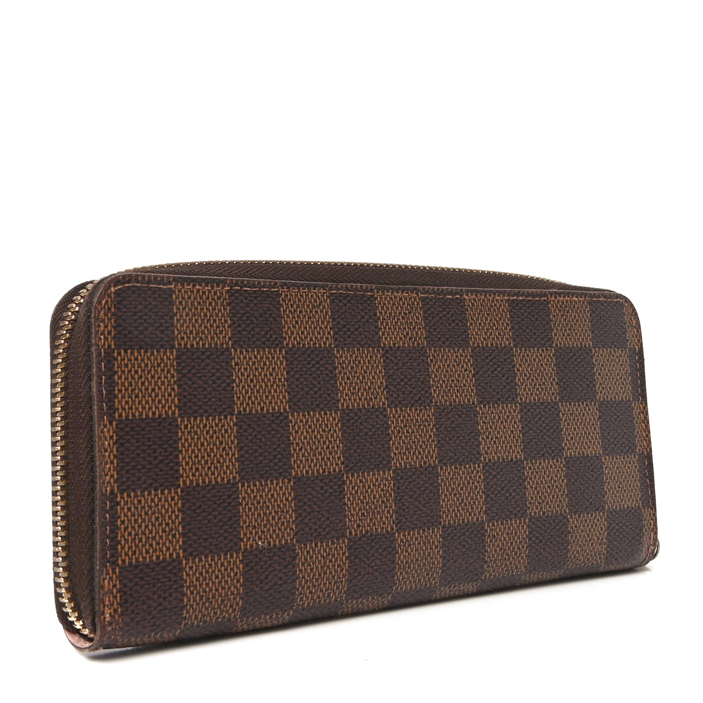 Damier Ebene Clemence Wallet Rose Ballerine