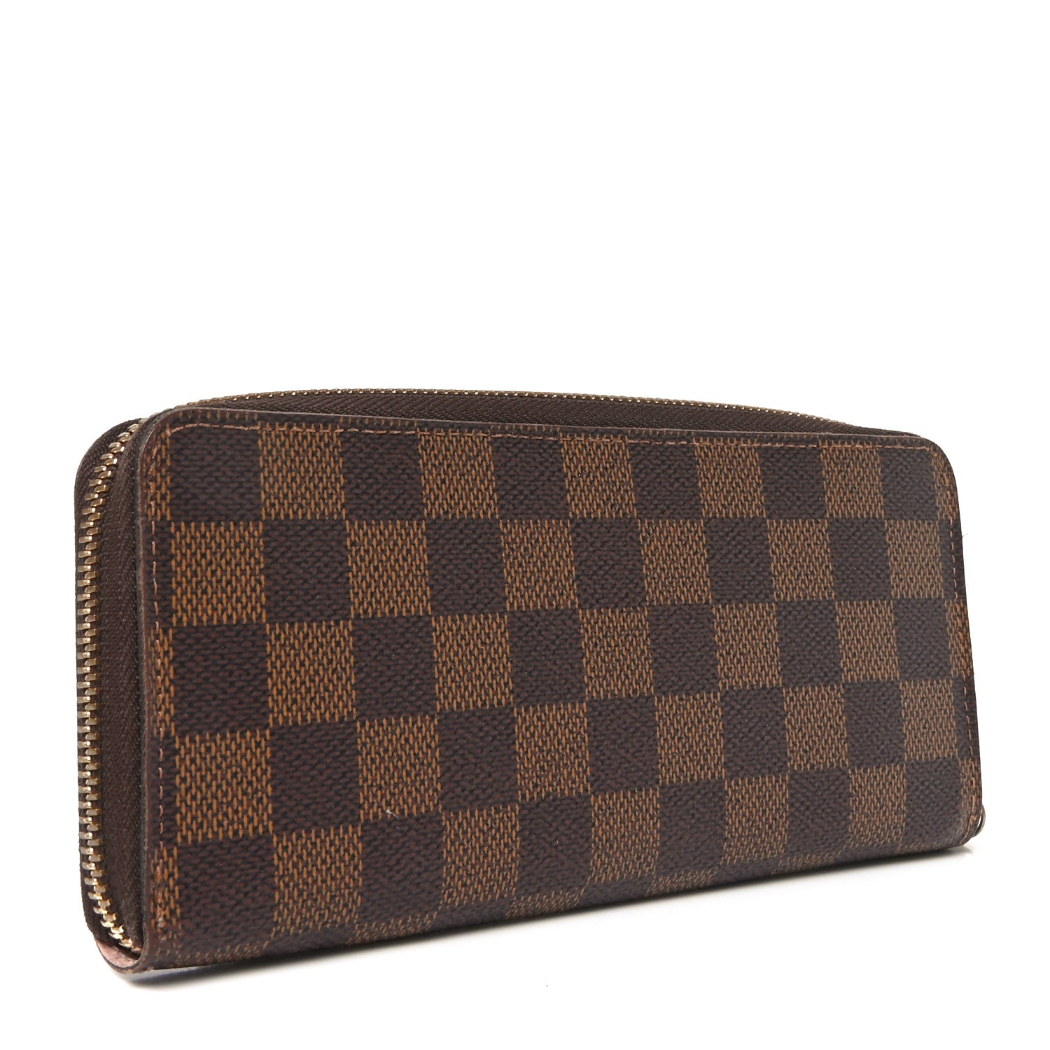 Louis Vuitton Damier Ebene Clemence Wallet Rose Ballerine 3 of 6