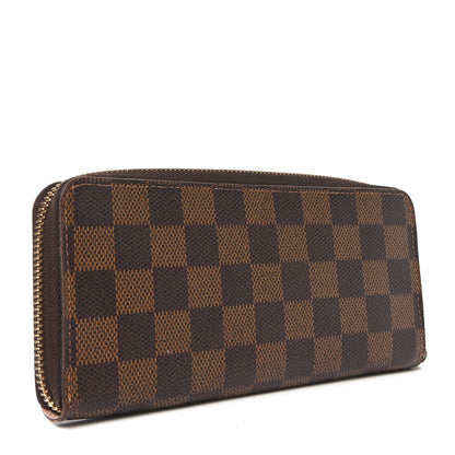 Louis Vuitton Damier Ebene Clemence Wallet Rose Ballerine 3 of 6