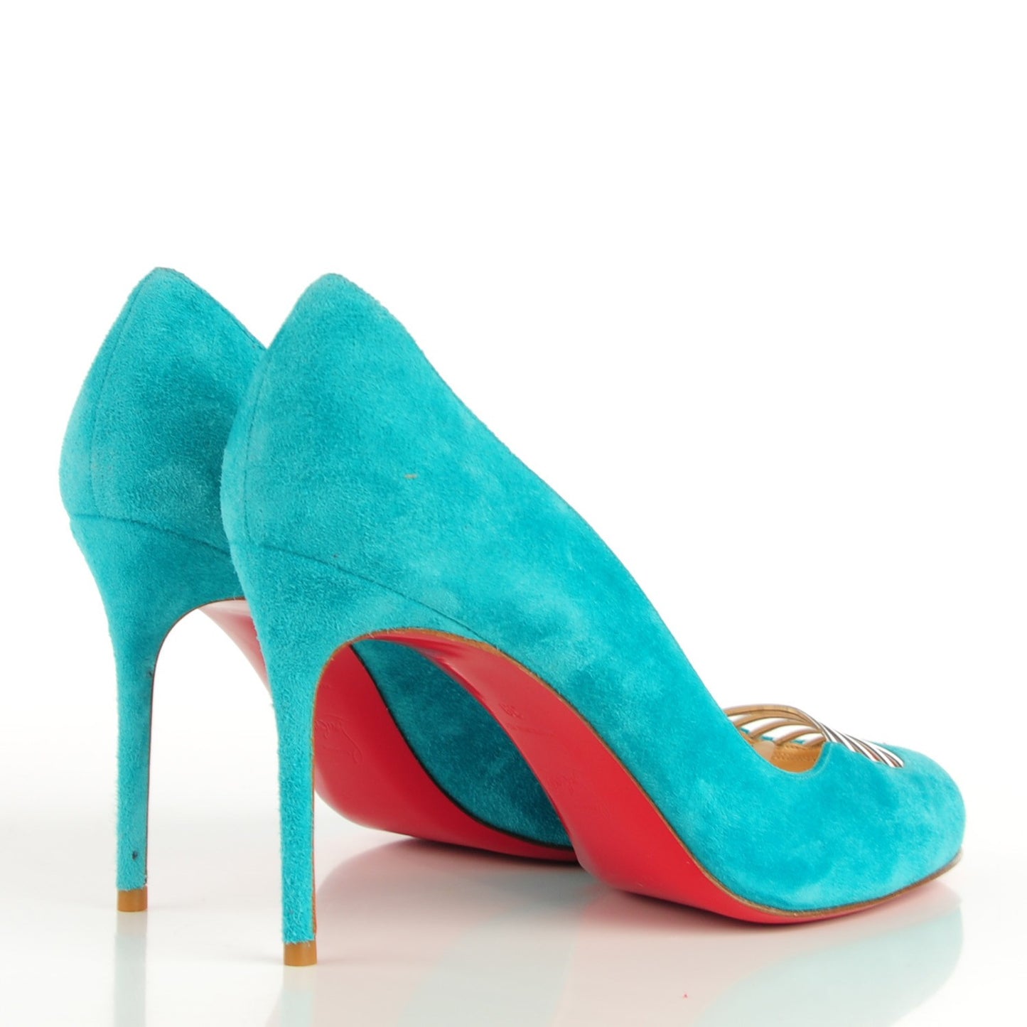Suede Pumps 39 Turquoise