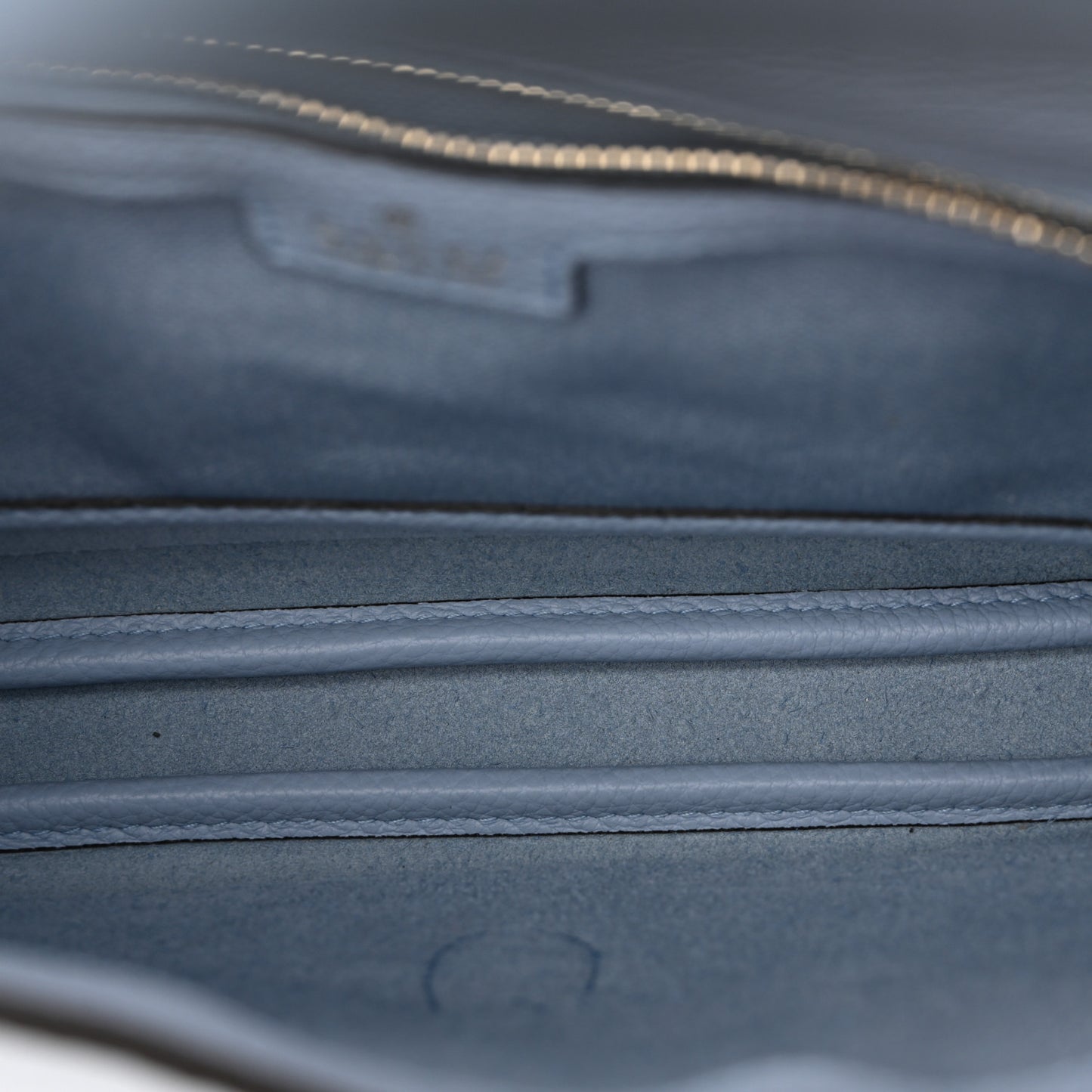 Grained Calfskin Web Medium Jackie 1961 Hobo Light Blue