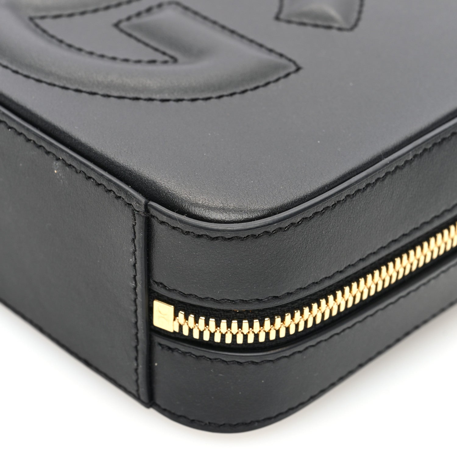 Dolce & Gabbana DOLCE GABBANA Calfskin Small DG Logo Camera Crossbody Bag Black 9 of 9