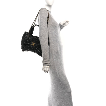 Chanel Lambskin Quilted Bow Bag Black 2 of 10