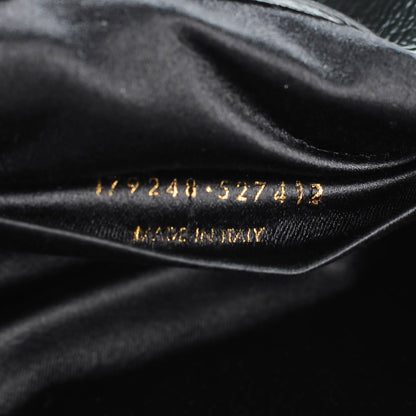 Saint Laurent Textured Patent Monogram Small Belle De Jour Clutch Black 7 of 7