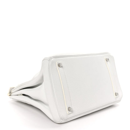 Hermes Taurillon Clemence BIRKIN 35 White 4 of 13