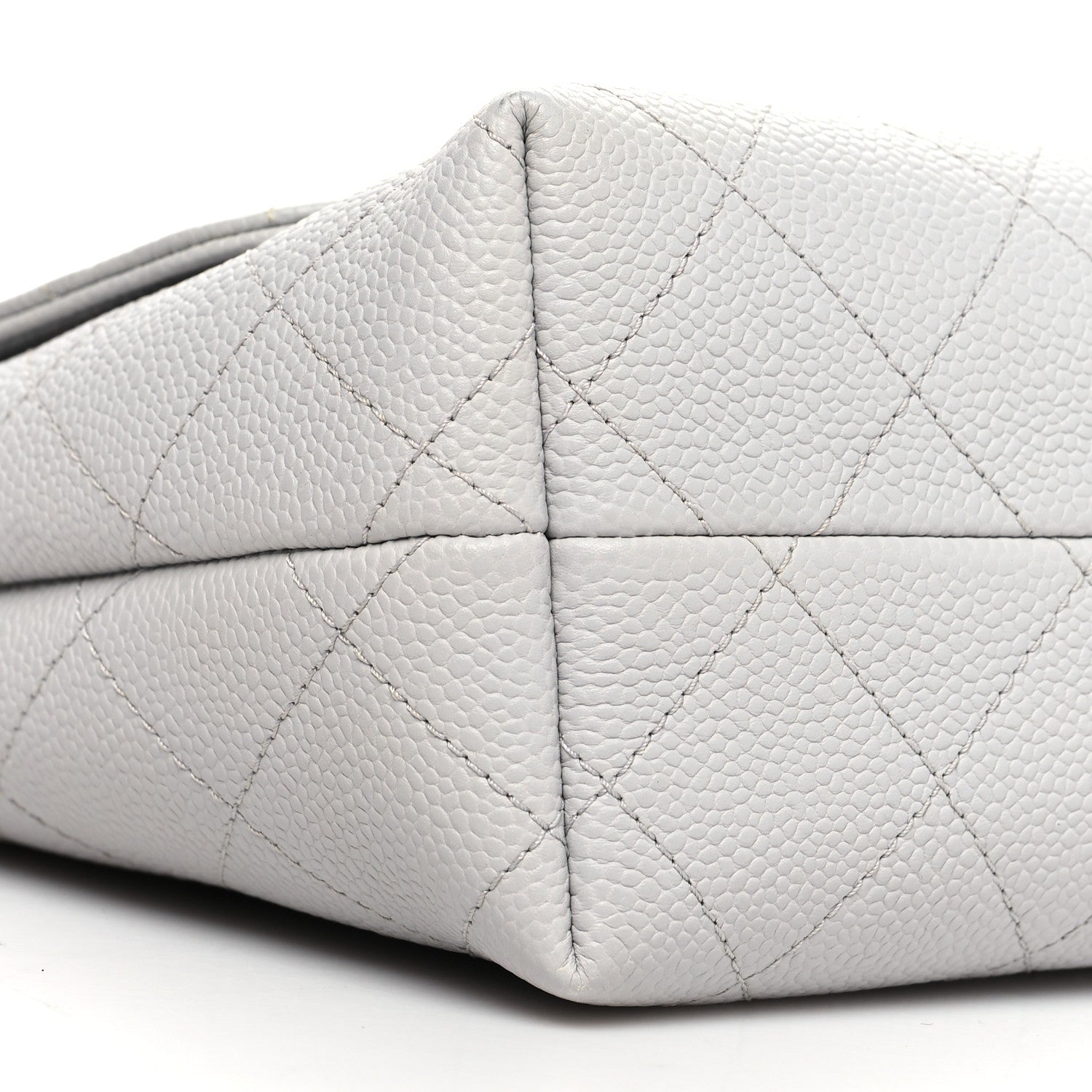 Chanel Caviar Quilted City Walk Flap Light Grey 9 of 10
