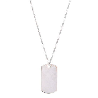 Gucci Sterling Silver Dog Tag Necklace 1 of 7